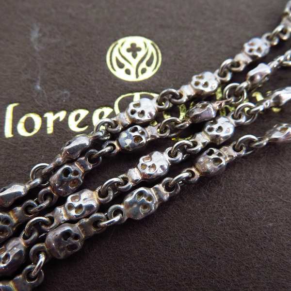 実際に弊社で買取させて頂いた【ギャラ付】Loree Rodkin/ローリーロドキン タイニースカルリンクチェーン ネックレス/40cm