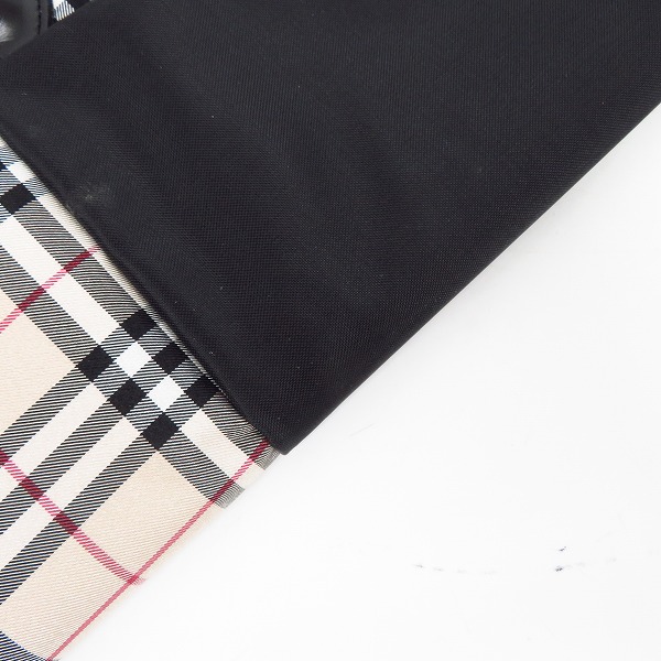 実際に弊社で買取させて頂いた【未使用】BURBERRY BLUE LABEL/バーバリーブルーレーベル トートバッグ ナイロン ハンドルレザー/ZA401-400-43の画像 5枚目