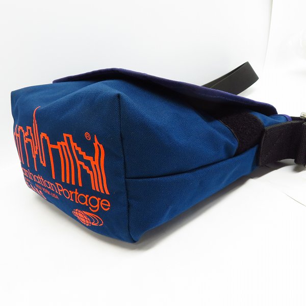 実際に弊社で買取させて頂いたManhattan Portage×BEAMS/マンハッタンポーテージ×ビームス メッセンジャー ショルダーバッグ ネイビーの画像 2枚目