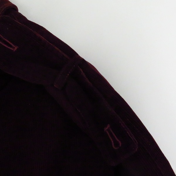 実際に弊社で買取させて頂いたMACKINTOSH/マッキントッシュ コーデュロイトレンチコート/38の画像 3枚目