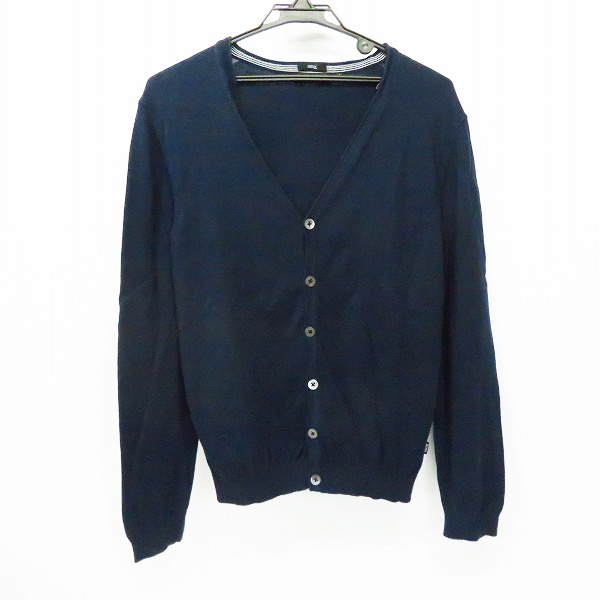 実際に弊社で買取させて頂いたHUGO BOSS/ヒューゴボス コットンカーディガン ネイビー/S