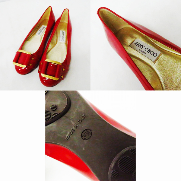 実際に弊社で買取させて頂いたジミーチュウ/ドルチェ&ガッバーナ/ファビオルスコーニ パンプス/フラットシューズ 36、36.5/3点セットの画像 3枚目