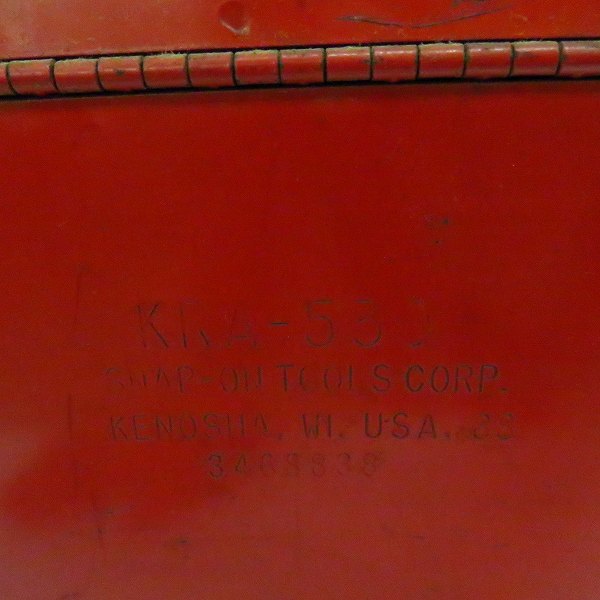 実際に弊社で買取させて頂いたSnap-on/スナップオン ツールボックス/トップチェスト/工具箱 KRA-53Dの画像 5枚目