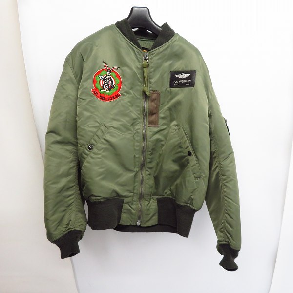 実際に弊社で買取させて頂いたBUZZ RICKSONS/バズリクソンズ MA-1フライトジャケット BR12281/L