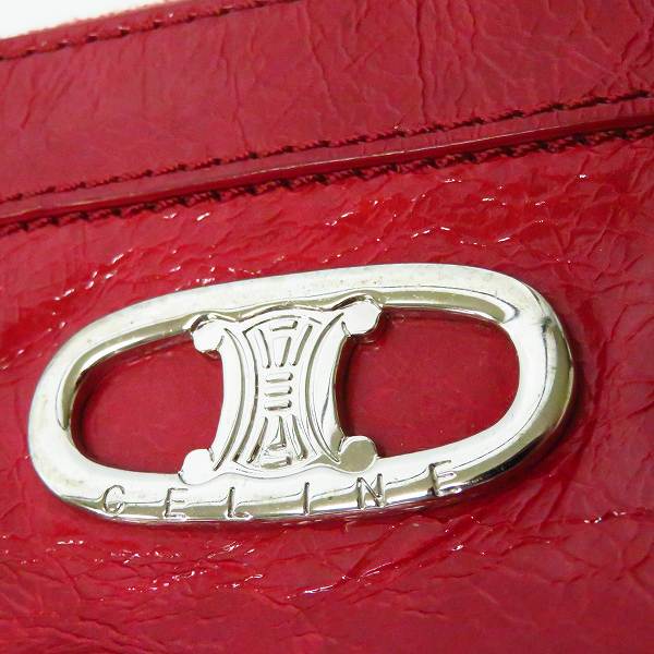 実際に弊社で買取させて頂いたCELINE/セリーヌ ブラゾン ロゴプレート エナメルポーチの画像 6枚目