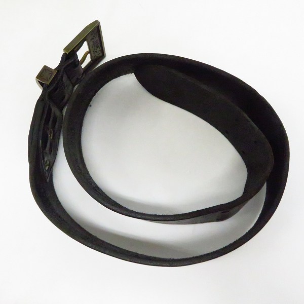 実際に弊社で買取させて頂いたDEAL DESIGN/ディールデザイン ゴールドバックル レザーベルトの画像 8枚目