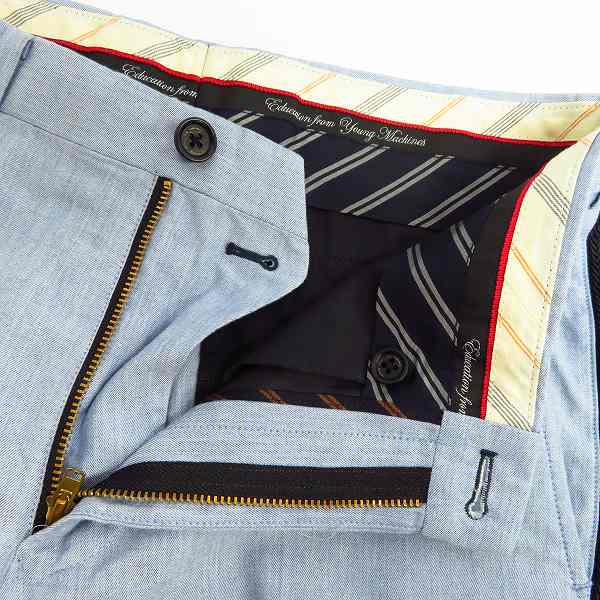 実際に弊社で買取させて頂いたEducation from Youngmachines/ヤングマシーン サイドライン インディゴ スラックス/1の画像 5枚目