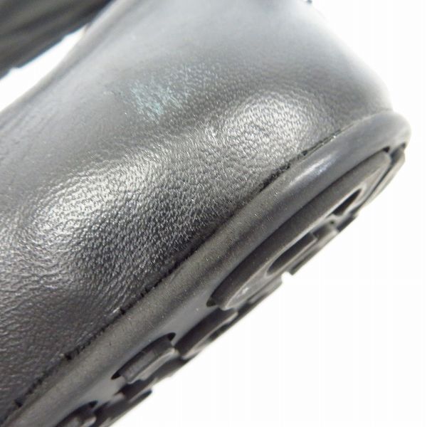 実際に弊社で買取させて頂いたJIMMY CHOO/ジミーチュウ ラインストーン フラットシューズ ブラック/36の画像 6枚目