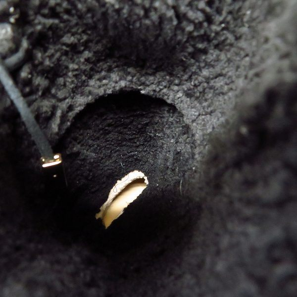 実際に弊社で買取させて頂いたJIMMY CHOO/ジミーチュウ ムートン ロングブーツ ブラック/36の画像 4枚目