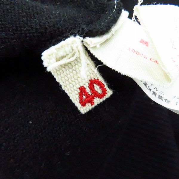 実際に弊社で買取させて頂いたMARNI/マルニ カシミヤ 100% Vネックニット/40の画像 3枚目