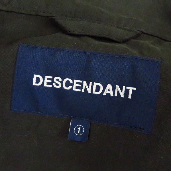 実際に弊社で買取させて頂いたDESCENDANT/ディセンダント ジップアップ ジャケット/1の画像 2枚目