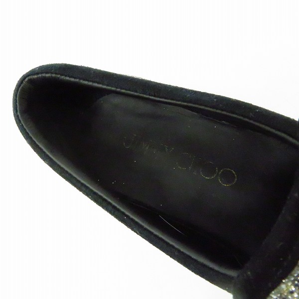 実際に弊社で買取させて頂いたJIMMY CHOO/ジミーチュウ Brooklyn ラメ加工 スニーカー/36の画像 4枚目