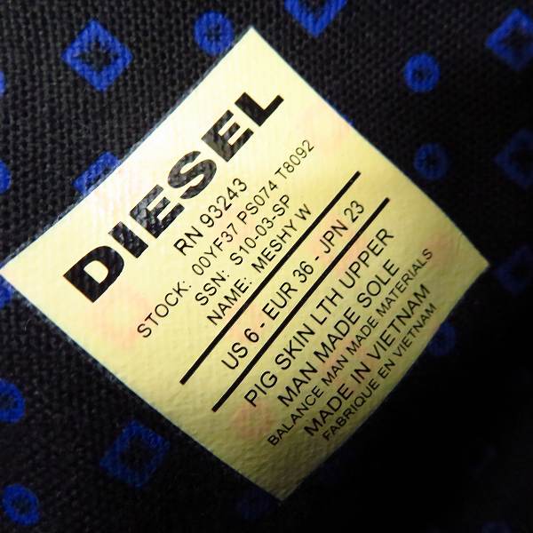 実際に弊社で買取させて頂いたJIMMY CHOO/EDER SHOES/DIESEL パンプス/サンダル/ショートブーツ/36  3点セットの画像 4枚目