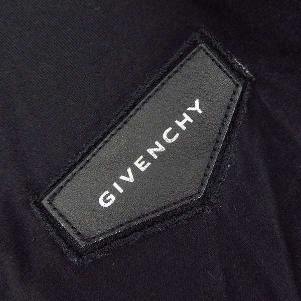 実際に弊社で買取させて頂いたGIVENCHY/ジバンシー 16SS レザーロゴワッペン半袖Tシャツ 16S 7221 651/Sの画像 3枚目