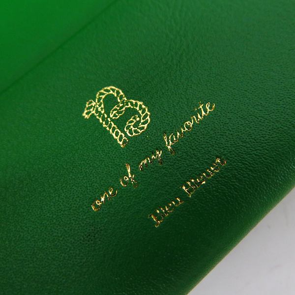 実際に弊社で買取させて頂いたBleu Bleuet/ブルーブルーエ レザーカードケース/パスケースの画像 4枚目