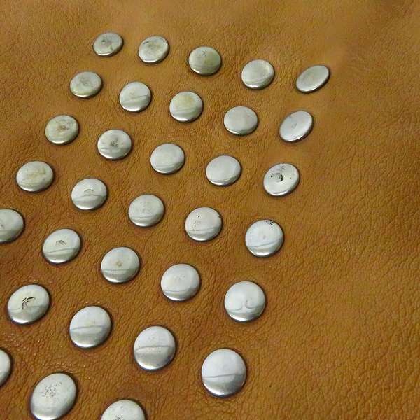 実際に弊社で買取させて頂いたMARNI/マルニ summer Edition 2010 ゴートスキン スタッズ 2Way ショルダー/ハンドバッグの画像 6枚目