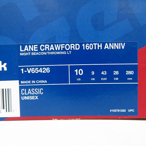 Reebok×Lane Crawford/リーボック×レーンクロフォード 160TH ANNIV 160 