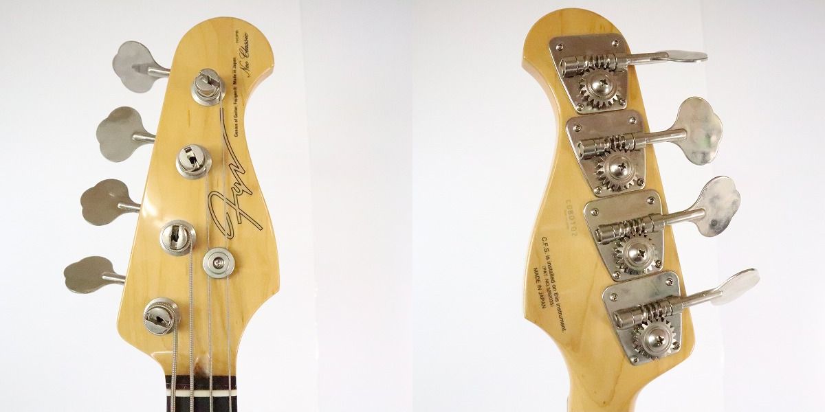 実際に弊社で買取させて頂いた★FUJIGEN/フジゲン NCPB-10R/VWH プレシジョンベース タイプ エレキベース ソフトケース付きの画像 3枚目