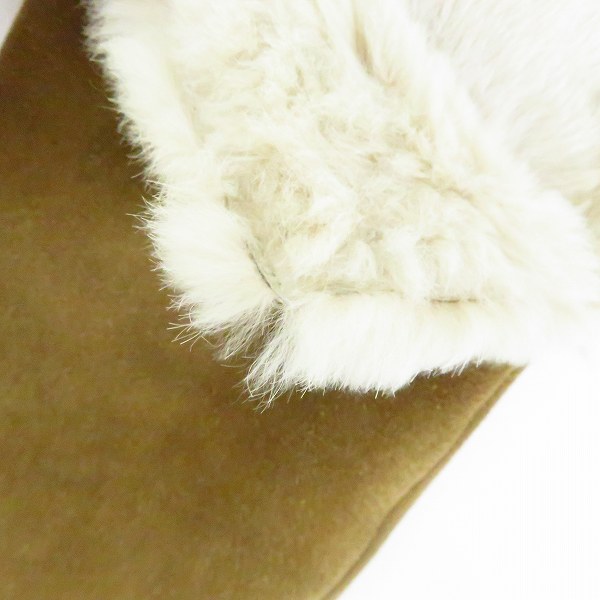 実際に弊社で買取させて頂いたJIMMY CHOO /ジミー チュウ 102YAZZ スエード ロングブーツ　キャメル/35の画像 7枚目