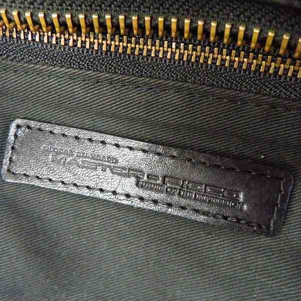 実際に弊社で買取させて頂いたMASTER-PIECE/マスターピース 2WAY レザー ミニボストンバッグ ハンドバッグ ショルダーバッグの画像 4枚目