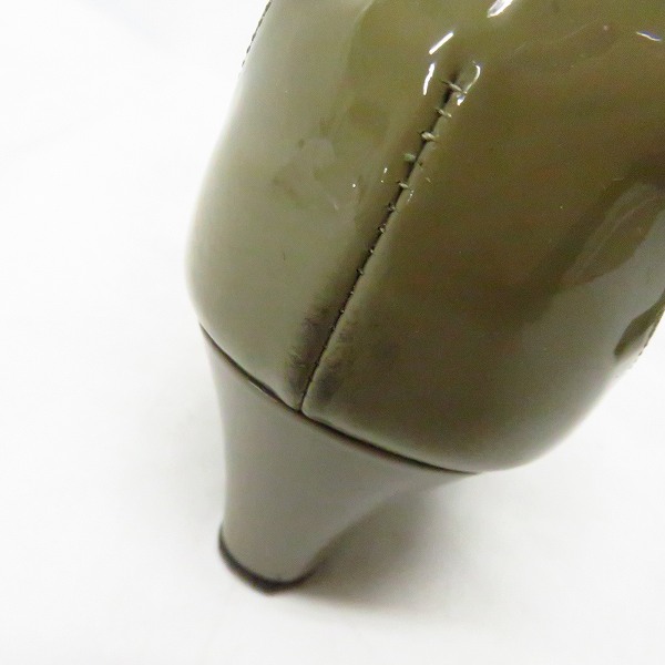 実際に弊社で買取させて頂いたJIMMY CHOO/ジミーチュウ エナメル ストラップサンダル/36の画像 6枚目