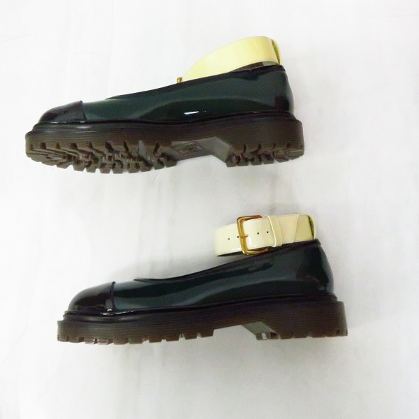 実際に弊社で買取させて頂いたMARNI/マルニ  カーフレザー ストラップ付エメルローファー/フラットシューズ 35の画像 3枚目