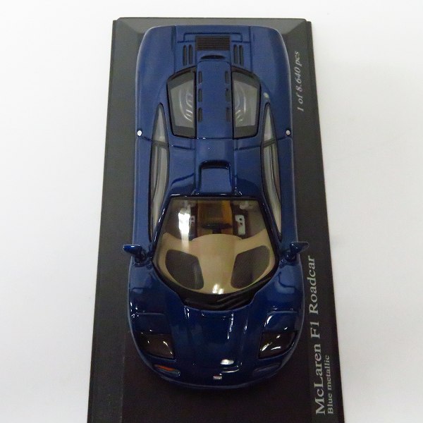 実際に弊社で買取させて頂いたMINICHAMPS/ミニチャンプス 1/43 McLAREN/マクラーレン F1 Roadcar ミニカー Blue metallicの画像 5枚目