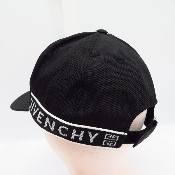 実際に弊社で買取させて頂いたGIVENCHY/ジバンシィ テープロゴ パネルキャップの画像 1枚目