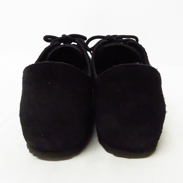 実際に弊社で買取させて頂いたBIRKENSTOCK/ビルケンシュトック メイン スウェード ブラック 672243/38の画像 1枚目