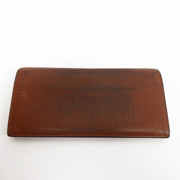 実際に弊社で買取させて頂いたLOEWE/ロエベ レザー 二つ折り ロングウォレット/長財布の画像 1枚目