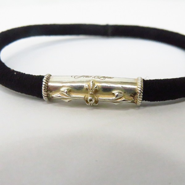 実際に弊社で買取させて頂いたBACKLASH/バックラッシュ The Line シルバー 925 ヘアーゴム/シューコード アクセ T-194の画像 1枚目