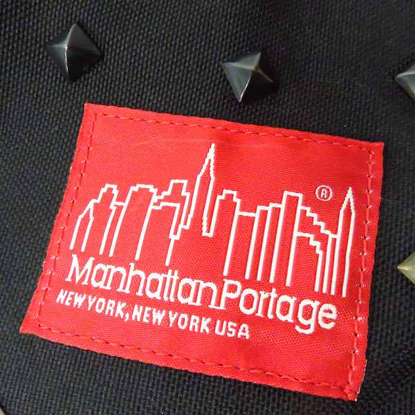 実際に弊社で買取させて頂いたManhattan Portage/マンハッタンポーテージ メッセンジャーバッグ  スタッズ 黒 の画像 4枚目