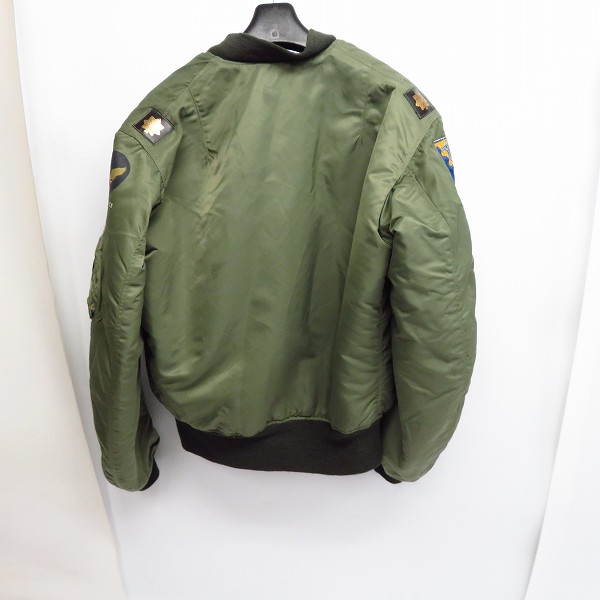 実際に弊社で買取させて頂いたBUZZ RICKSONS/バズリクソンズ MA-1フライトジャケット BR12281/Lの画像 1枚目