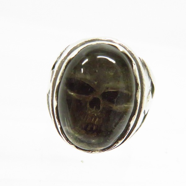 実際に弊社で買取させて頂いたCRAZY PIG/クレイジーピッグ CRYSTAL SKULL/クリスタル スカル リング 20号