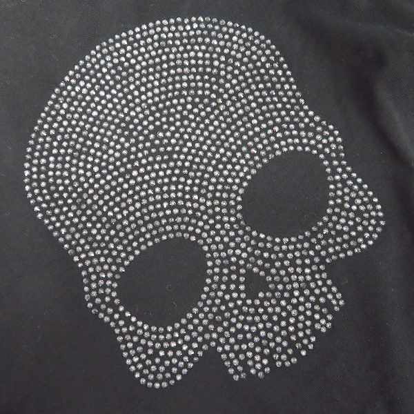 実際に弊社で買取させて頂いた【JP付き】HYDROGEN/ハイドロゲン スカルスタッズ 長袖 Tシャツ/Mの画像 3枚目