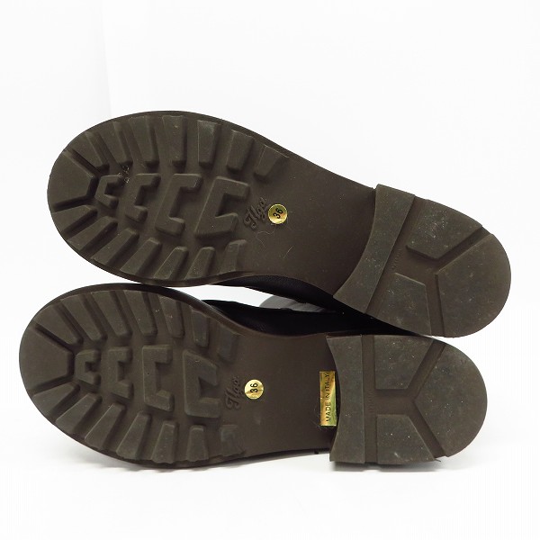 実際に弊社で買取させて頂いたMARNI/マルニ レディース スタッズ ロングブーツ ブラウン×ブラック/36の画像 2枚目