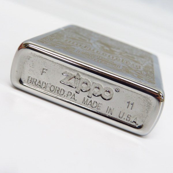 実際に弊社で買取させて頂いたZIPPO/ジッポー HARLEY-DAVIDSON/ハーレーダビッドソン スカル 2011年製の画像 3枚目