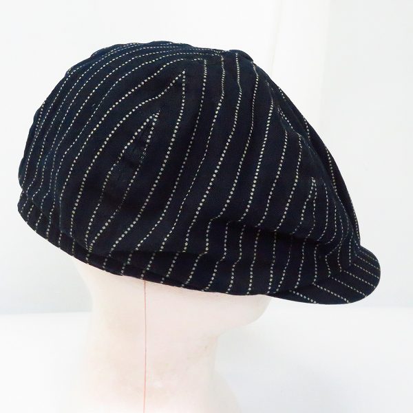 実際に弊社で買取させて頂いたSUGAR CANE/シュガーケーン ウォバッシュ ストライプ アップルジャック キャップ SC02070/7.5の画像 4枚目