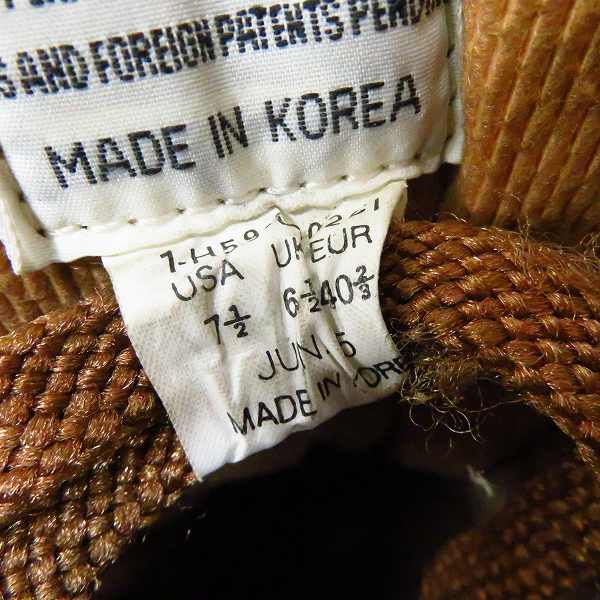 実際に弊社で買取させて頂いた【ジャンク】FILA/フィラ スエード切替 マウンテンブーツ/US7.5の画像 5枚目