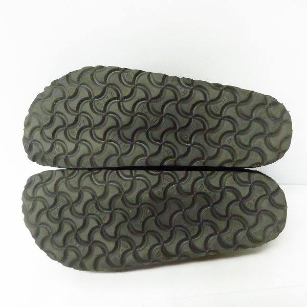 実際に弊社で買取させて頂いたBIRKENSTOCK/ビルケンシュトック メイン スウェード ブラック 672243/38の画像 2枚目