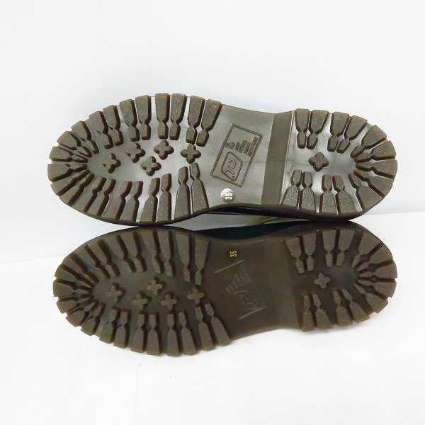 実際に弊社で買取させて頂いたMARNI/マルニ  カーフレザー ストラップ付エメルローファー/フラットシューズ 35の画像 2枚目