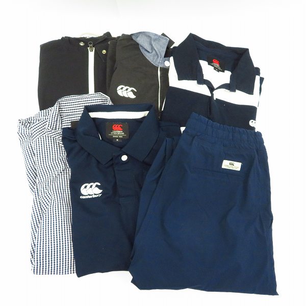 実際に弊社で買取させて頂いたCANTERBURY/カンタベリー ラガーシャツ/パンツ/ジャケット等 M/L  6点セット