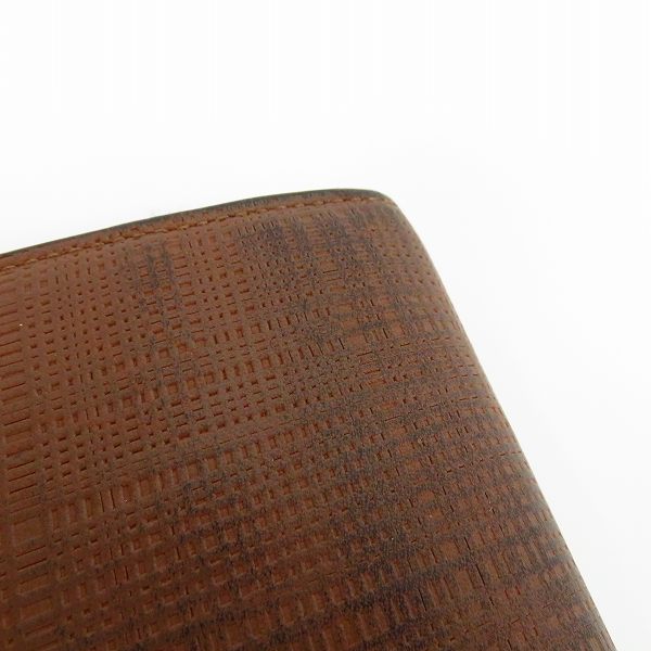 実際に弊社で買取させて頂いたLOEWE/ロエベ レザー 二つ折り ロングウォレット/長財布の画像 7枚目