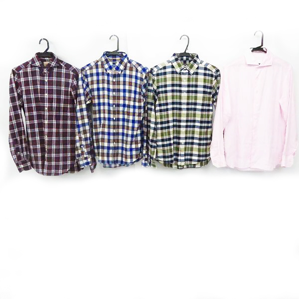 実際に弊社で買取させて頂いたMACKINTOSH/マッキントッシュ SHIPS/シップス 他 長袖シャツ XS/S/36 4点セット
