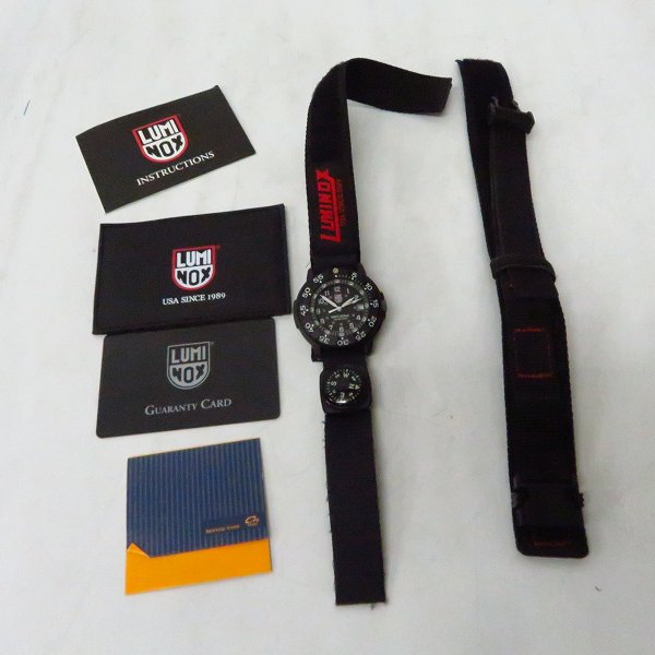 実際に弊社で買取させて頂いたLUMINOX/ルミノックス ネイビーシールズ SERIES3000 クォーツ【動作未確認】の画像 8枚目