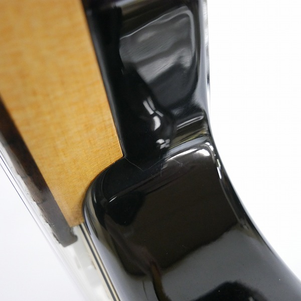 実際に弊社で買取させて頂いた★BUSKER'S/バスカーズ ストラトタイプ エレキギター ブラック ソフトケース付きの画像 8枚目