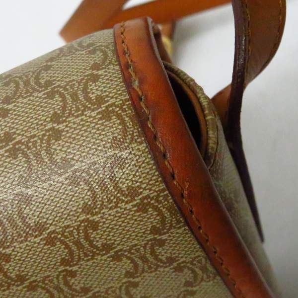 実際に弊社で買取させて頂いたCELINE/セリーヌ ヴィンテージ マカダム柄 ショルダーバッグの画像 8枚目