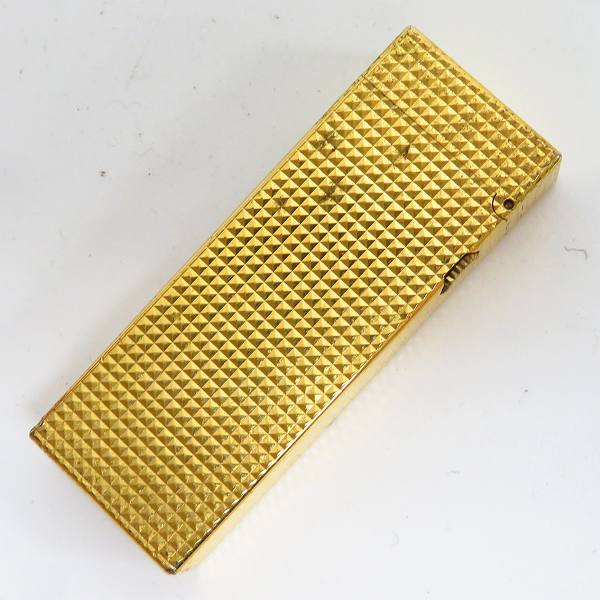 実際に弊社で買取させて頂いたdunhill/ダンヒル スリム ローラー ガスライター ゴールドの画像 1枚目