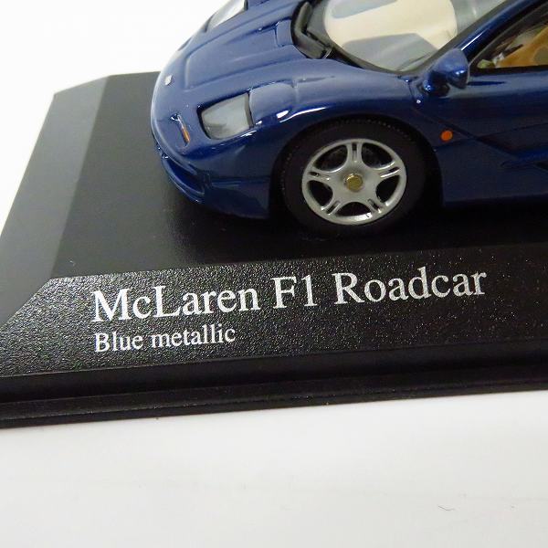 実際に弊社で買取させて頂いたMINICHAMPS/ミニチャンプス 1/43 McLAREN/マクラーレン F1 Roadcar ミニカー Blue metallicの画像 6枚目