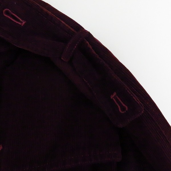 実際に弊社で買取させて頂いたMACKINTOSH/マッキントッシュ コーデュロイトレンチコート/38の画像 4枚目